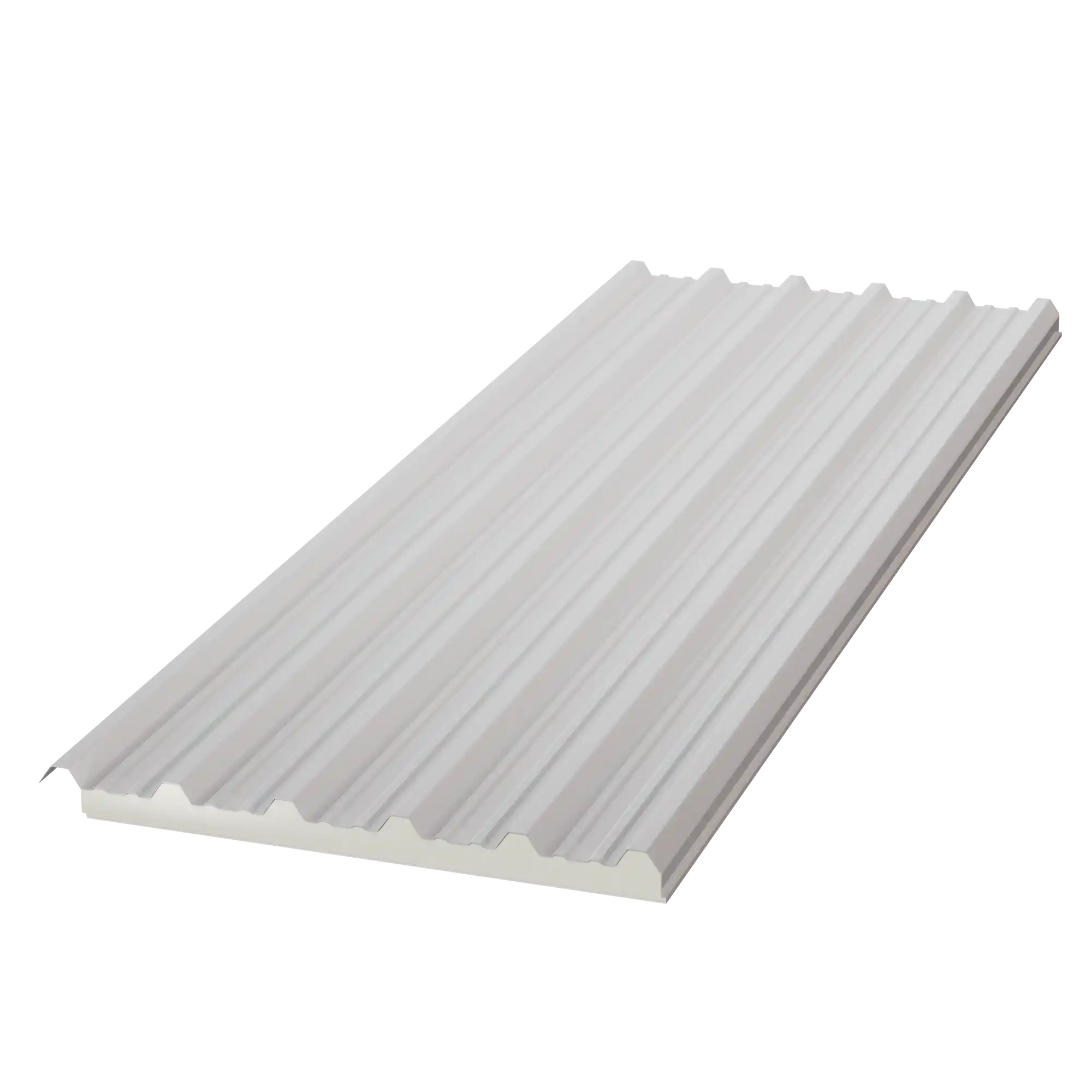 Panel Tipo Sandwich Cubierta- Blanco RAL 9002 (1)