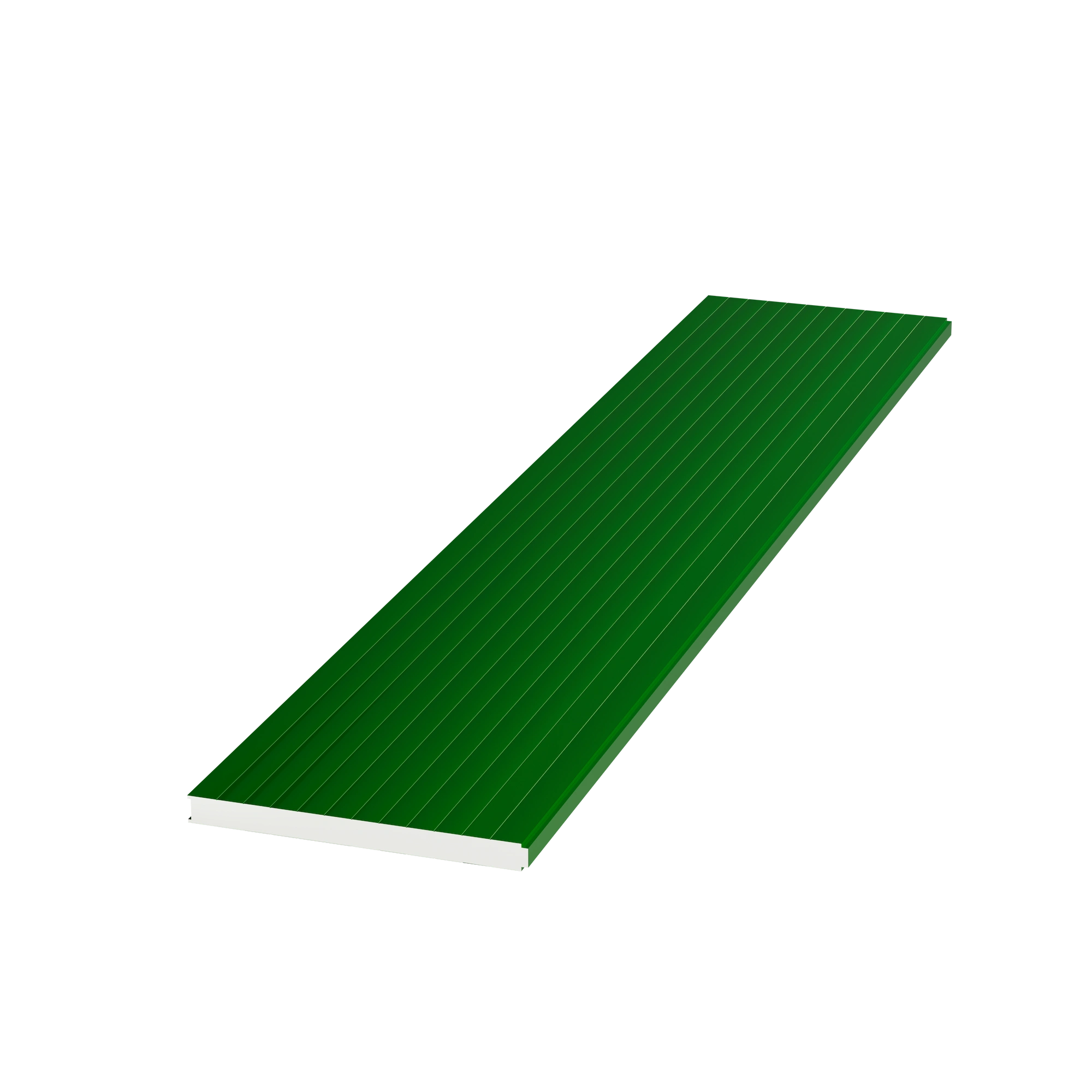 Panel Tipo Sandwich Fachada - Verde RAL 6005