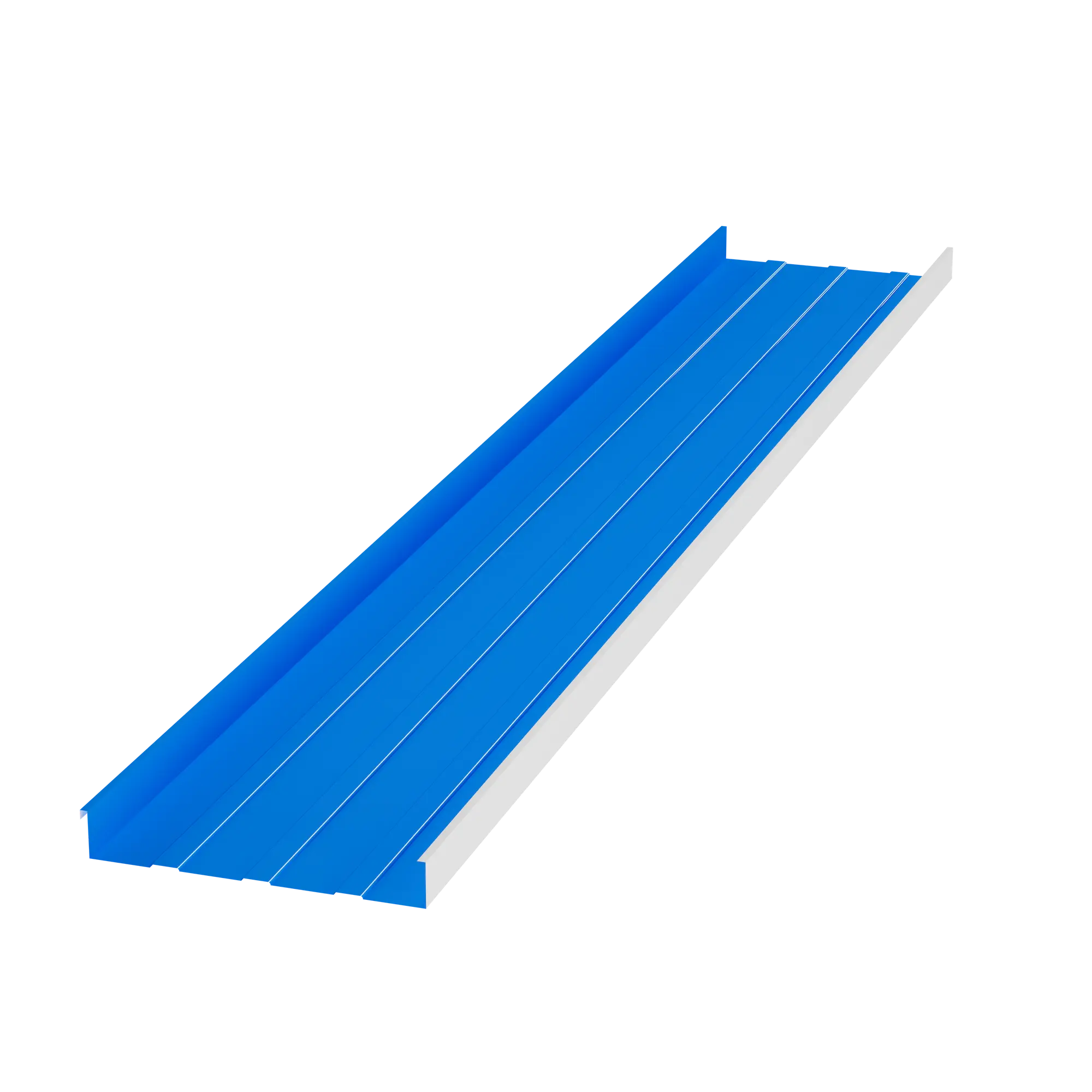 Teja Standing Seam 2 Pulgadas - Azul Ral 5005