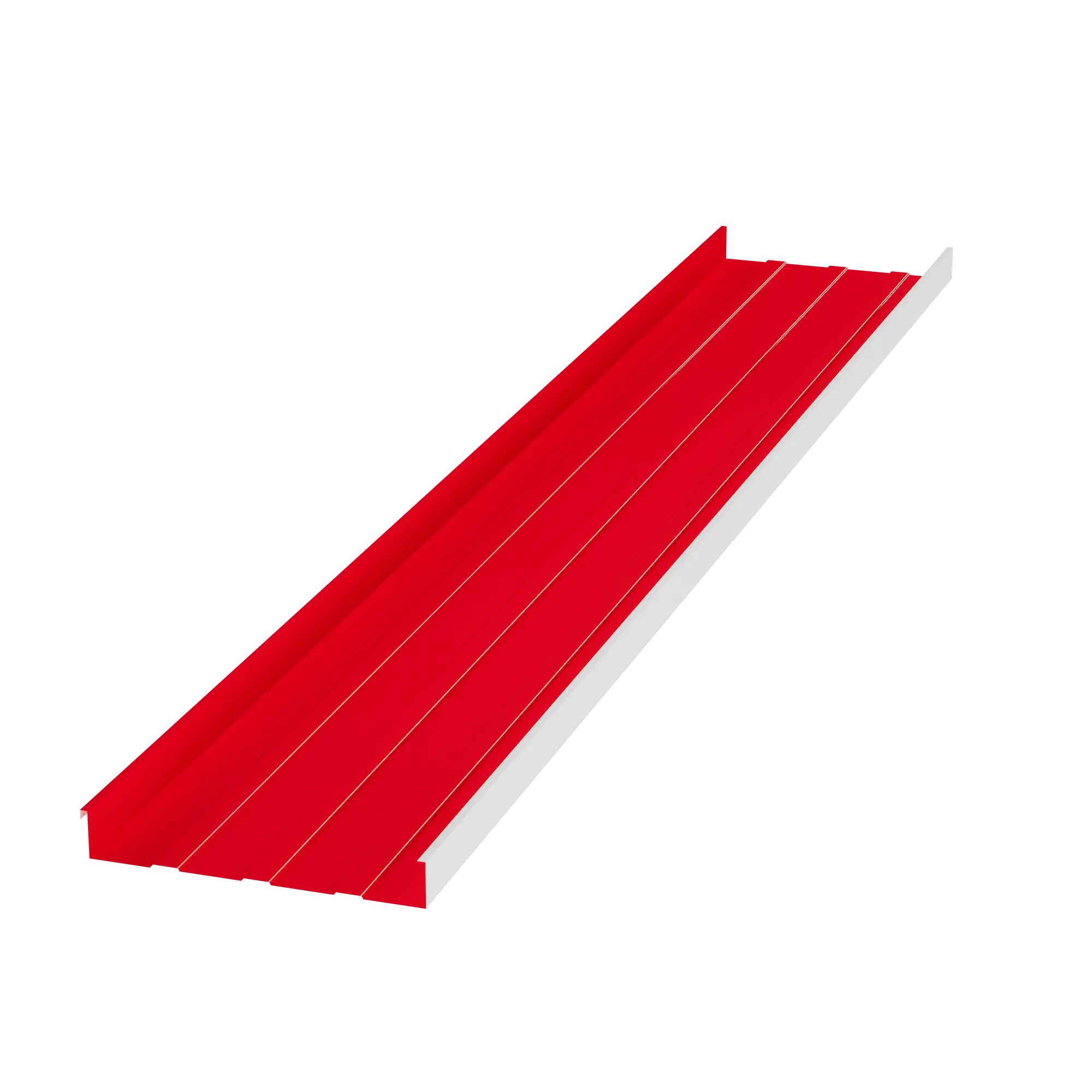 Teja Standing Seam 2 Pulgadas - Roja Ral 3005