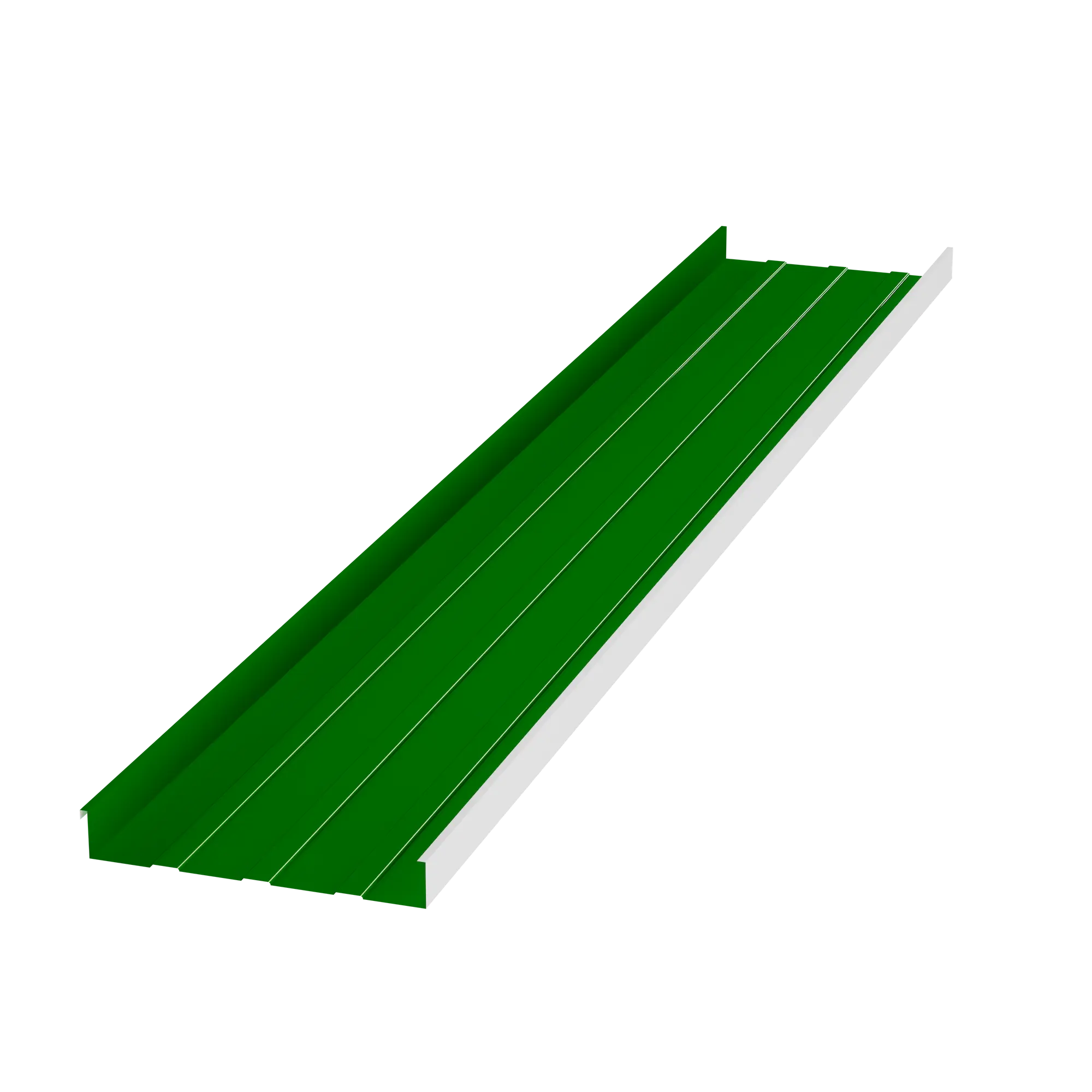 Teja Standing Seam 2 Pulgadas - Verde Ral 6005